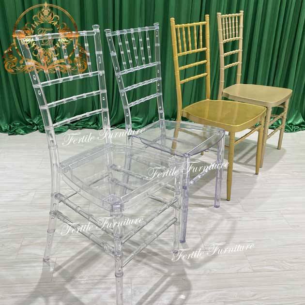 Gold Chiavari Chair Metal Design For Sale